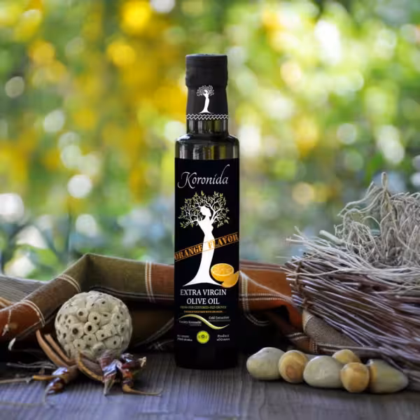 Oliwa z oliwek niefiltrowana Koronida max z pomarańczą 250 ml - Koronida