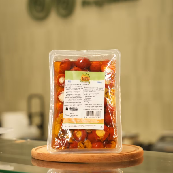 Papryczki czerwone cherry nadziewane serem 1,25 kg netto